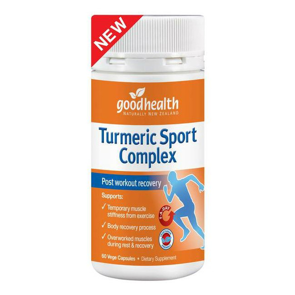 Good Health Turmeric Sport Complex Capsules 60's