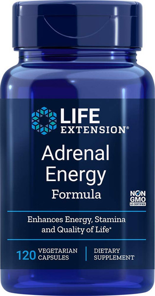 Life Extension Adrenal Energy Formula, 120 Vcaps, 147 g