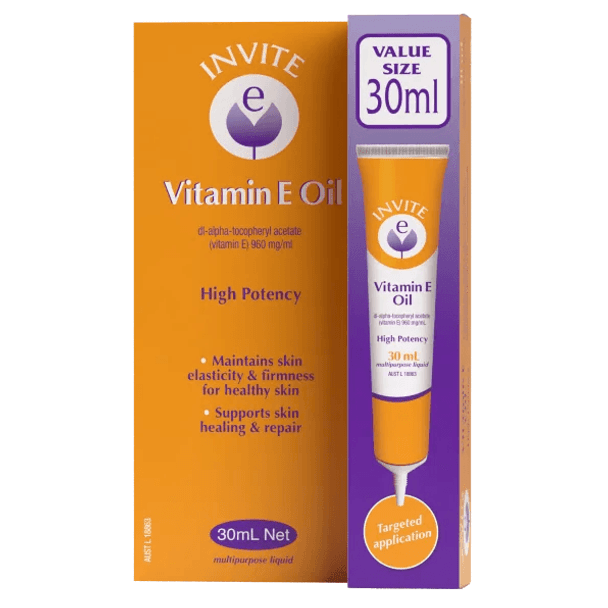 Invite E Vitamin E Pure Oil 30mL
