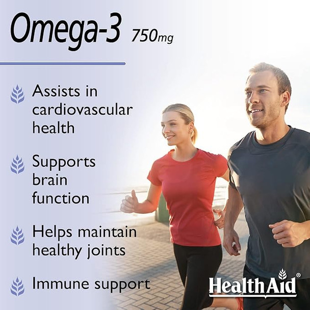 Healthaid | Omega 3 750Mg (Epa 425Mg Dha 325Mg) - 60 Capsules | 4 X 60 Capsule