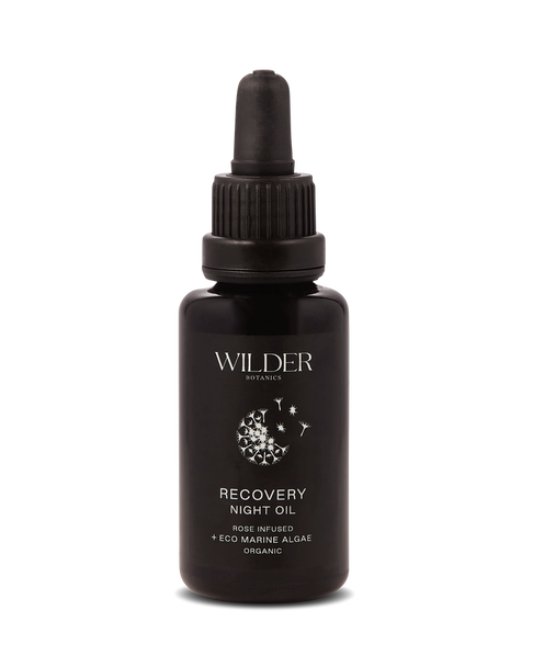 Wilder Botanics Recovery Night Oil with Rose+Eco Marine Algae 30ml