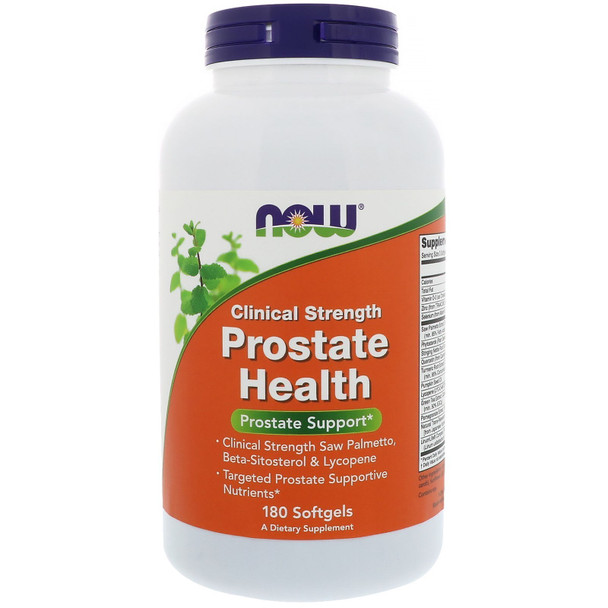 Now Foods, Clinical Strength Prostate Health, 180 Softgels