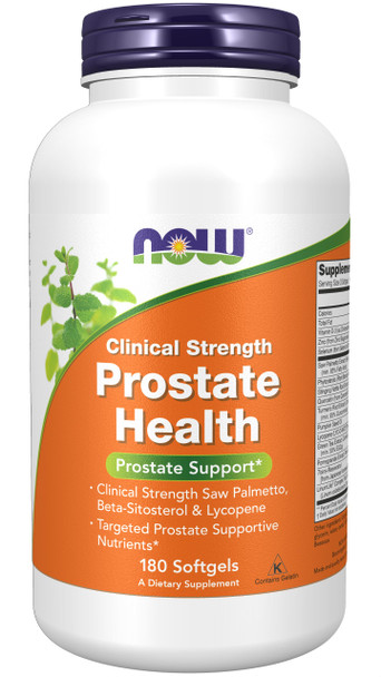 Now Foods, Clinical Strength Prostate Health, 180 Softgels