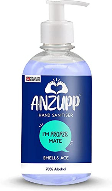 Anzupp 70% Alcohol Blue Hand Sanitiser 100ml