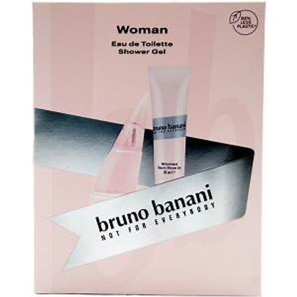 Bruno Banani Woman Gift Set 75ml Deodorant Natural Spray + 50ml Shower Gel