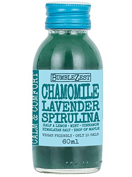 BumbleZest Calm & Comfort Chamomile Lavender Spirulina Drink 90ml