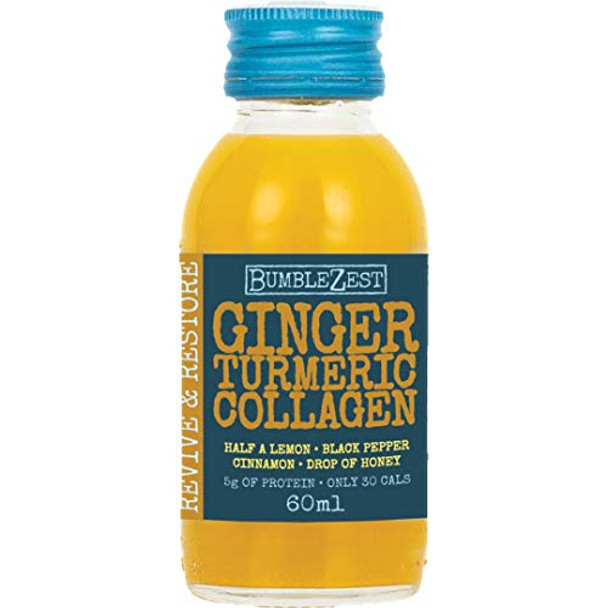BumbleZest Revive & Restore Ginger Turmeric Collagen Drink 90ml