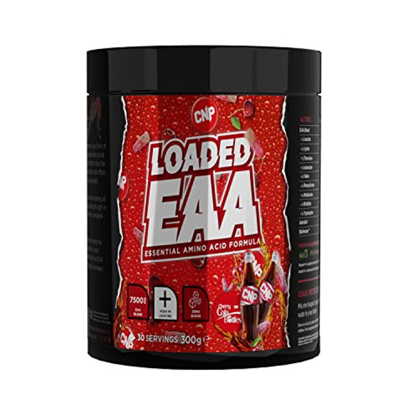 CNP Professional Loaded EAA Essential Amino Acid 30 Serving 300g EAA BCAA Recovery & Repair of Muscle Cherry Cola Bottle Flavour