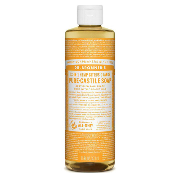 Dr Bronner Pure Castile Liquid Soap - 473ml