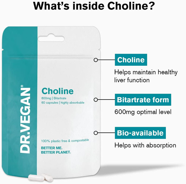 Dr Vegan Choline 60 capsules