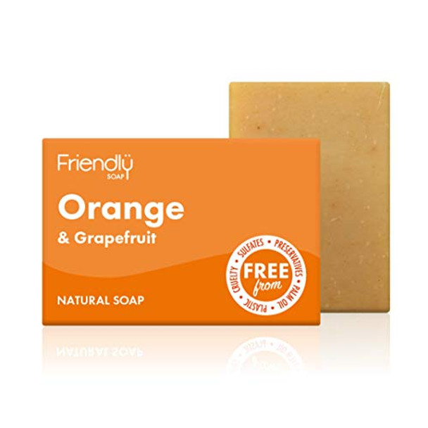 Friendly Soap Natural Handmade Orange & Grapefruit Soap