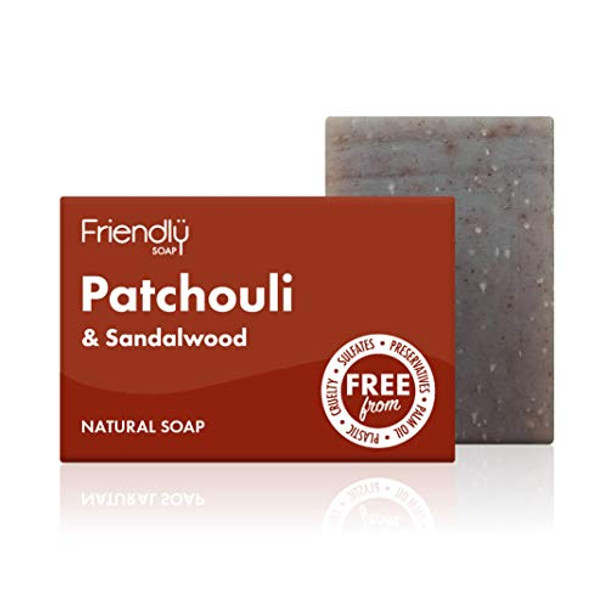 Friendly Soap Natural Patchouli & Sandalwood Soap 95g