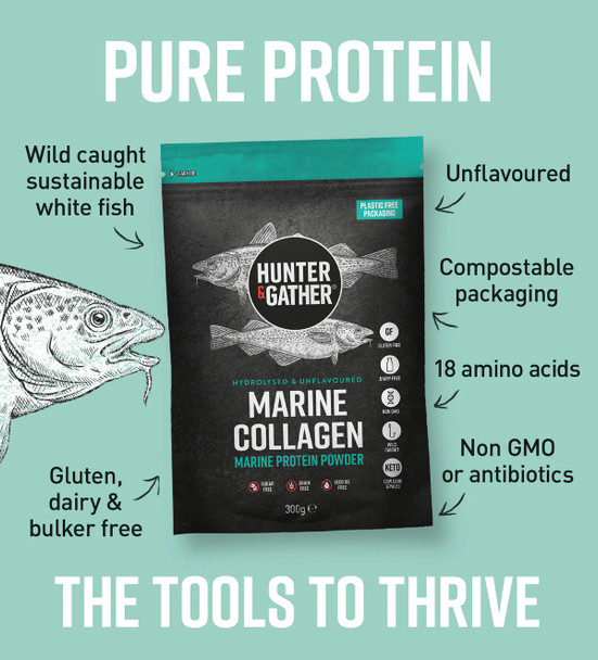Hunter & Gather Marine Collagen Peptide Protein 300g