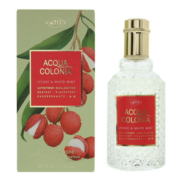 Mäurer & Wirtz 4711 Acqua Colonia Lychee & White Mint Eau de Cologne 50ml Spray