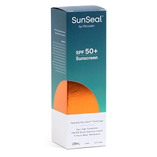 SunSeal Sun Lotion 50SPF 100ml Lasts for 3 Days Waterproof Sweat Resistant Child Safe