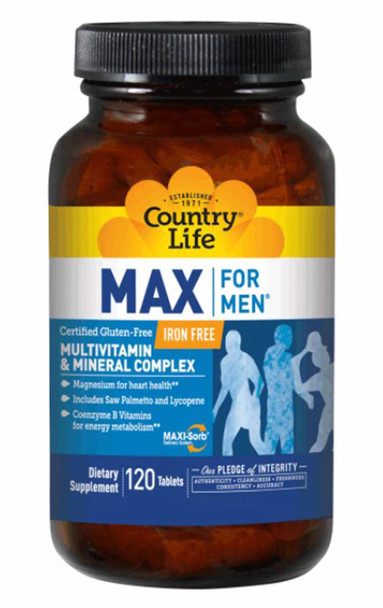 Country Life Max For Men 120 Tablets