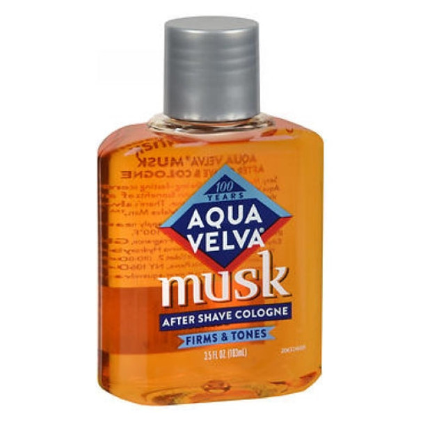 Aqua Velva Musk After Shave Cologne 3.5 oz By Aqua Velva