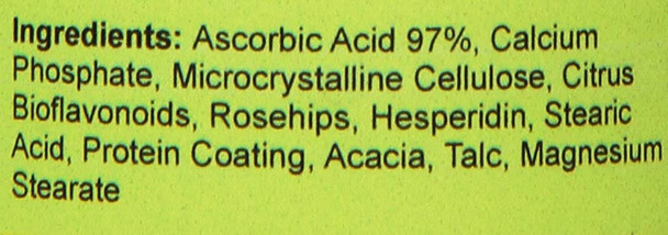 Bio Nutrition Vitamin C 1500mg Time Release - Antioxidant Vitamin C with Bioflavonoids - 60 vegi-tabs