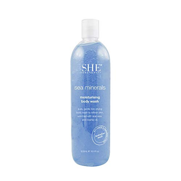 Om She Aromatherapy Sea Minerals Moisturising Body Wash 500ml