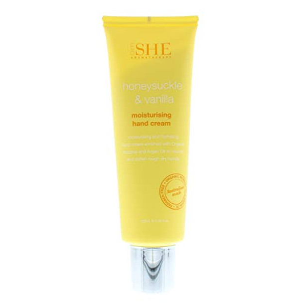 Om She Aromatherapy Honeysuckle & Vanilla Moisturising Hand Cream 120ml Om She Aromatherapy Honeysuckle & Vanilla Moisturising Hand Cream 120ml