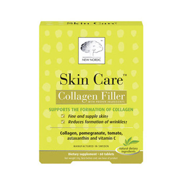 Skin Care Collagen Filler 60 Tabs By New Nordic US Inc