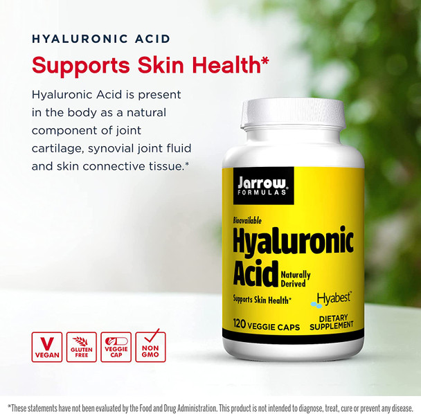 Jarrow Formulas Hyaluronic Acid 60 mg - 120 Veggie Caps