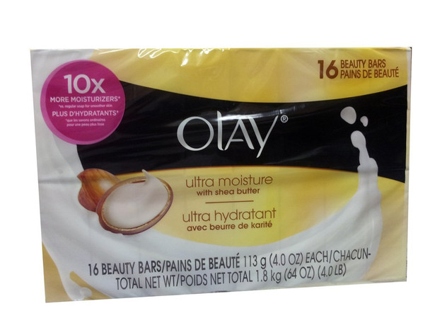 Olay Ultra Moisture Beauty Bars 16 count (4 oz each)