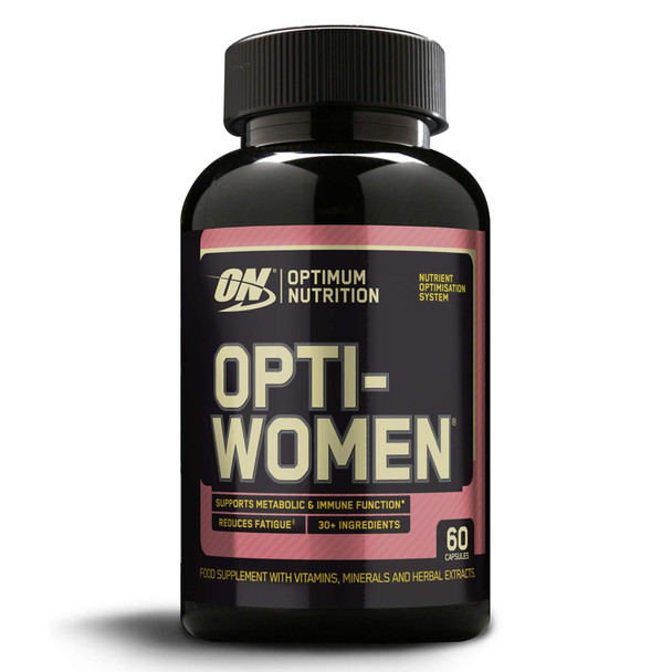 Optimum Nutrition Opti-Women Multivitamin Supplement Tablets with Key Vitamins and Minerals for Women, 30 Servings, 60 Capsules