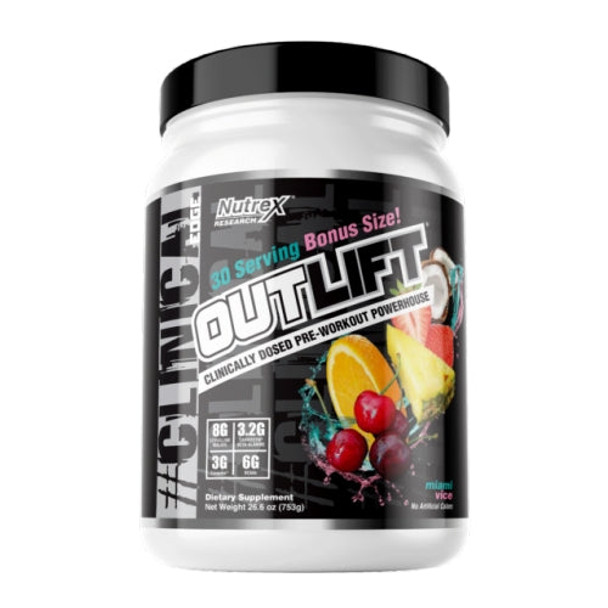 Outlift Miami Vice 30 Servings By Nutrex Research