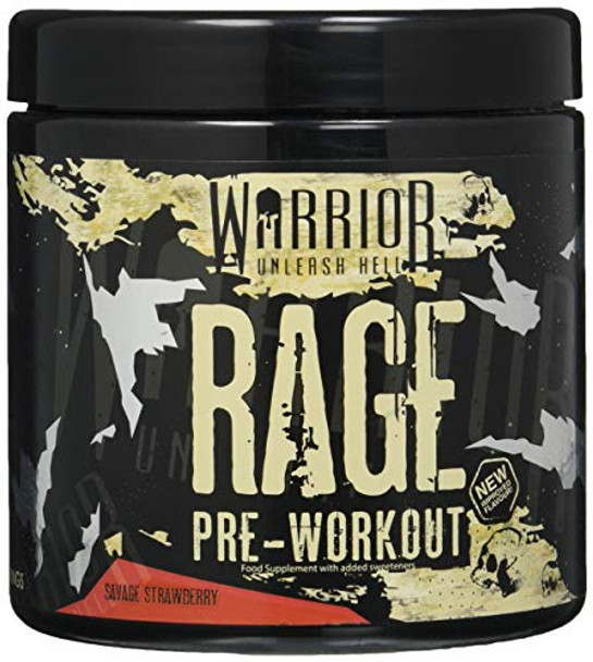 Warrior Rage 300g Savage Strawberry
