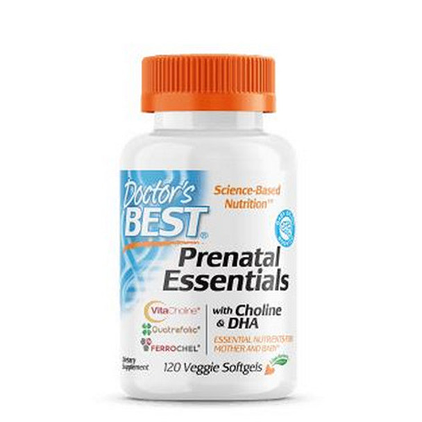 Doctor's Best Prenatal Essentials with Choline & DHA 120 Veg Softgels