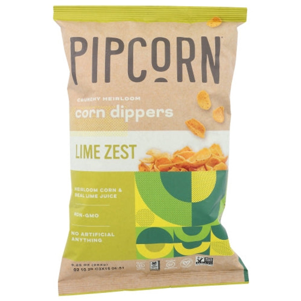 Corn Dipper Lime Zest Case of 12 X 9.25 Oz By Pipcorn