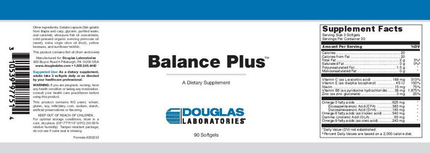 Douglas Laboratories Balance Plus