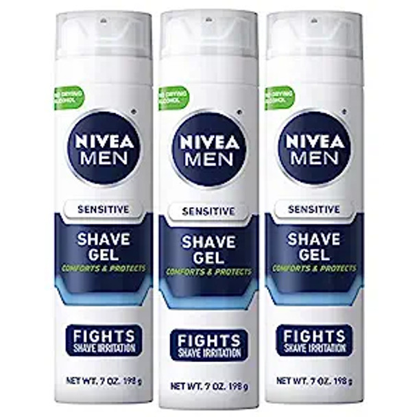 Nivea For Men Sensitive Shaving Gel 7 oz By Nivea For Men