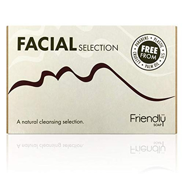 Friendly Soap Facial Selection 4 x Natural Cleansing Soap Bars