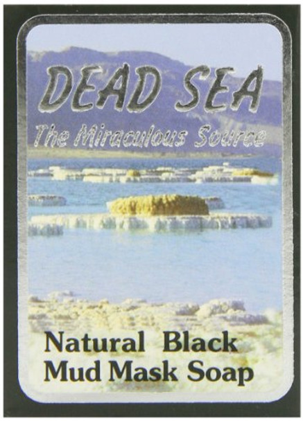 J.Malki Dead Sea Products (Organ J Malki Dead Sea Natural Black Mud Mask Soap 90g