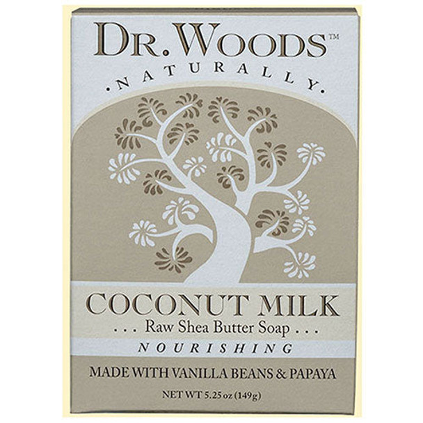 Castile Bar Soap Coconut 5.25 oz By Dr.Woods Products