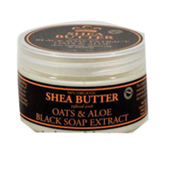 Shea Butter African Black Soap 4 Oz By Nubian Heritage