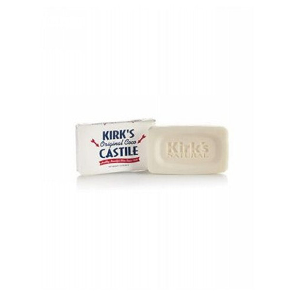 Castile Bar Soap Travel Size Original 1.13 oz By Kirk's Natural Products