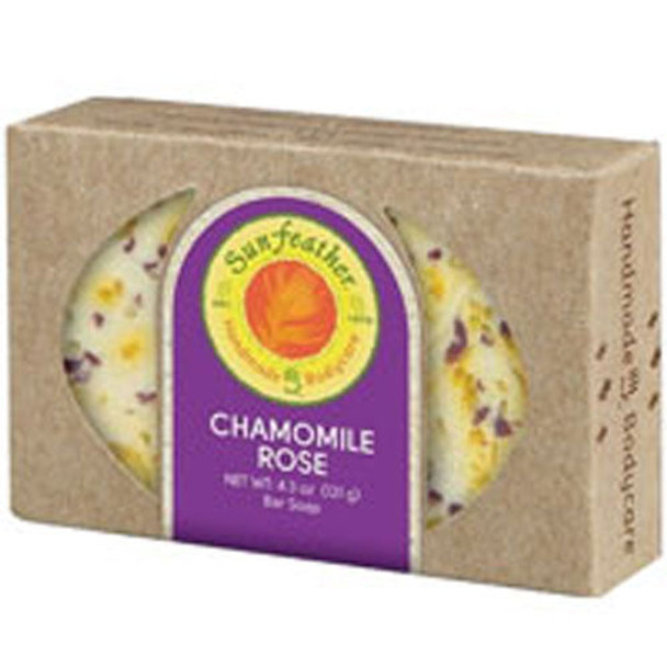 Chamomile Rose Soap 4.3 oz By Sunfeather