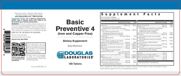 Douglas Laboratories Basic Preventive 4