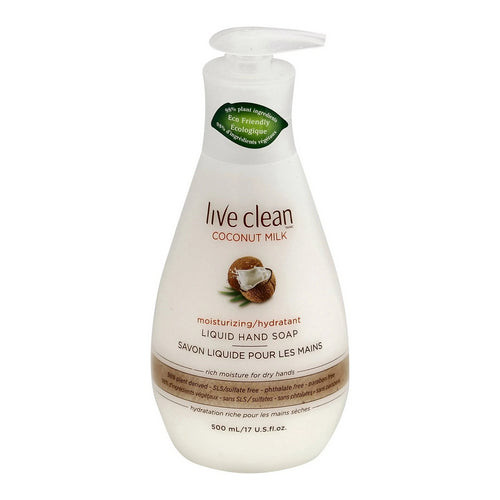 Liquid Hand Soap Coconut 17 Oz By Live Clean