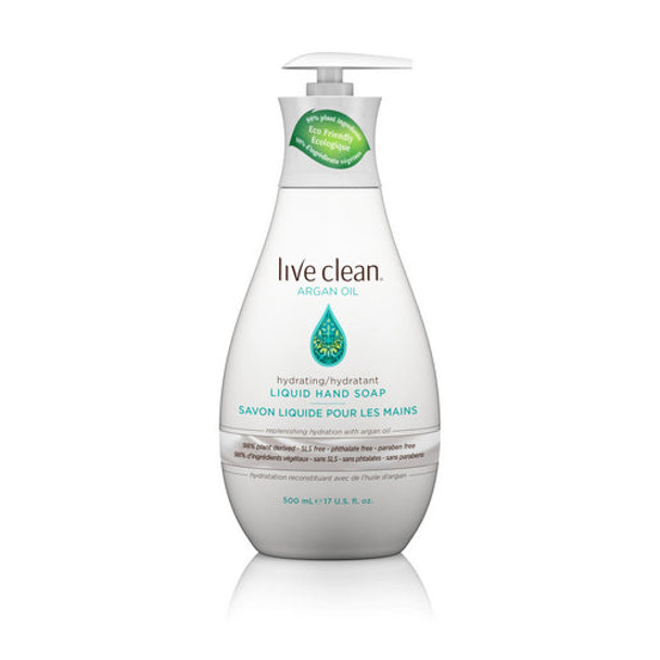 Liquid Hand Soap Argan 17 Oz By Live Clean