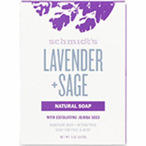 Soap Bar Lavender Sage 5 Oz By Schmidt's Deodorant