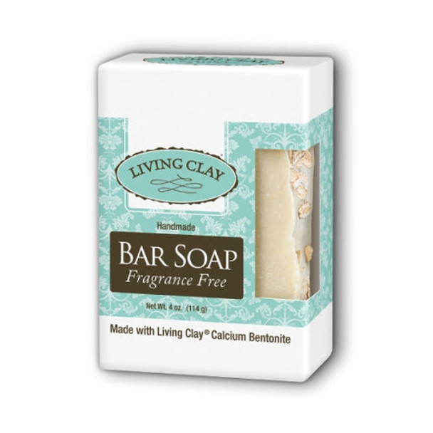 Bar Soap Unscented 4 oz By The Living Clay Co