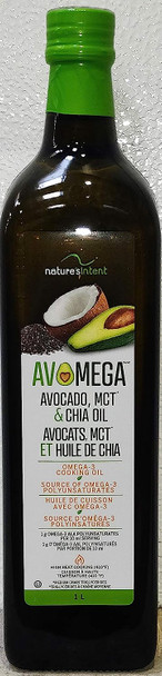 1L. Avocado, MCT & CHIA Oil, Omega-3 Cooking Oil.Made in Canada. (NO Taxes ON This Item)