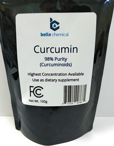 98% Pure Curcumin Powder (98% Curcuminoids) (100 grams)