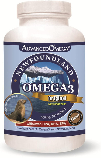 Advanced Omega Omega-3 Regular 500mg 300 Softgels