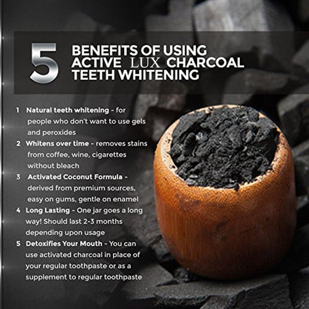 Advanced Teeth Whitening Charcoal Powder Toothpaste for Sensitive Teeth with Oral Spray