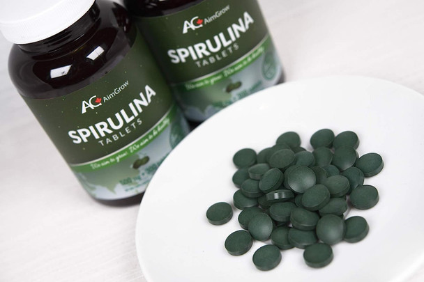 Aimgrow Spirulina Tablets 500mg 300 Tablets Canada